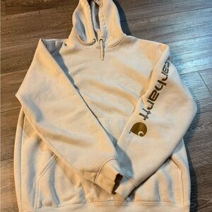 Carhartt Off-White Loose Fit Hoodie
